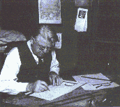 Goudy dans son atelier