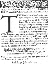 Sp&eacute;cimen du Goudy Village